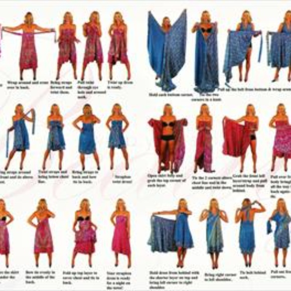 RED AND BEIGE PAISLEY SILK CONVERTIBLE SKIRT - Picture 3 of 4